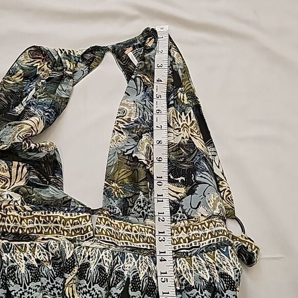 FREE PEOPLE PLUNGING HALTER DRESS, xs - Picture 10 of 11